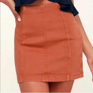 Free People Denim Mini Skirt NEVER WORN